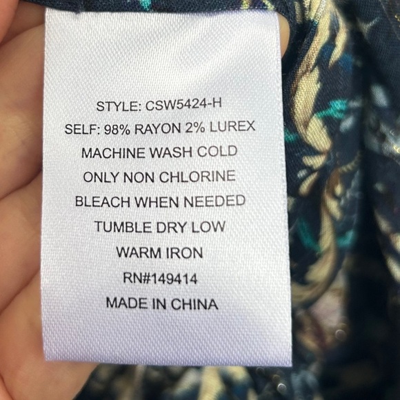 Johnny Was Plus Supernova Wrap Pants - Picture 10 of 10